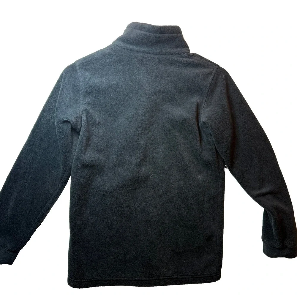 Columbia Youth Kids Size M (10-12) Fleece-Lined Jacket Black Full Zip